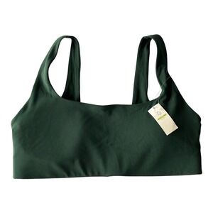 Offline by Aerie Women's Real Me XTRA Classic Sports Bra in Green Size small‎